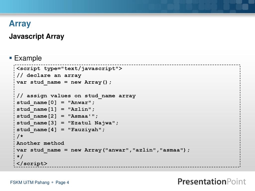 Csc318 web application development ppt download
